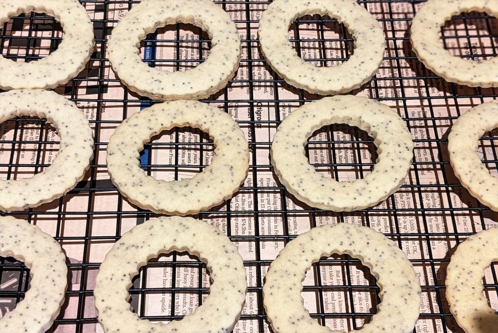 Poppy Seed Window Cookies Lisa and Frances Cook Poppy Seed Window Cookies